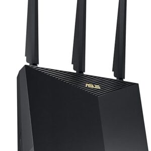 ASUS RT-AX86U Pro (AX5700) Dual Band WiFi 6 Extendable Gaming Router, 2.5G Port, Gaming Port, Mobile Game Mode, Port Forwarding, Subscription-free Network Security, VPN, AiMesh Compatible