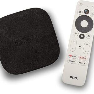 ONN Android TV 4K UHD Streaming Device with Voice Remote Contro